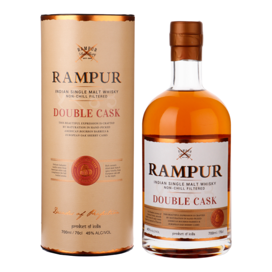 Rampur Indian Single Malt Double Cask 70CL