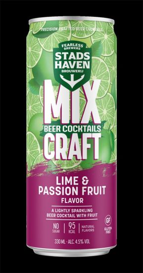 Stadshaven Mix Beer Cocktail Lime & Passion Fruit 4.5%